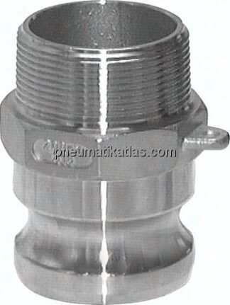 Kamlock-Stecker (F) R 6"(AG), Edelstahl (1.4408)