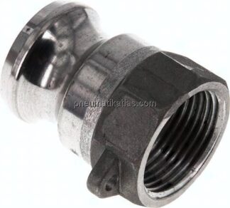 Kamlock-Stecker (A) Rp 1"(IG), Aluminium