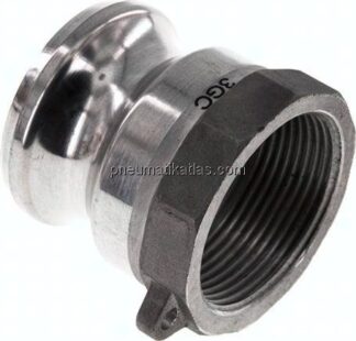 Kamlock-Stecker (A) Rp 1-1/2"(IG), Aluminium