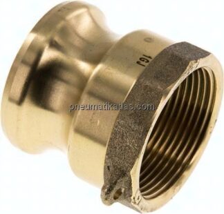 Kamlock-Stecker (A) Rp 1-1/2"(IG), Messing