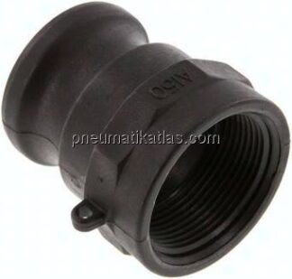 Kamlock-Stecker (A) Rp 1-1/2"(IG), Polypropylen