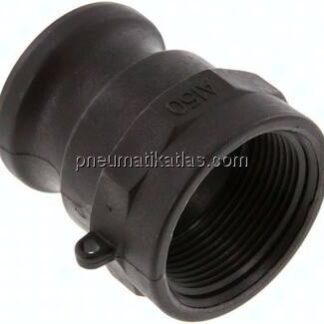 Kamlock-Stecker (A) Rp 1-1/2"(IG), Polypropylen