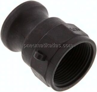 Kamlock-Stecker (A) Rp 1-1/4"(IG), Polypropylen