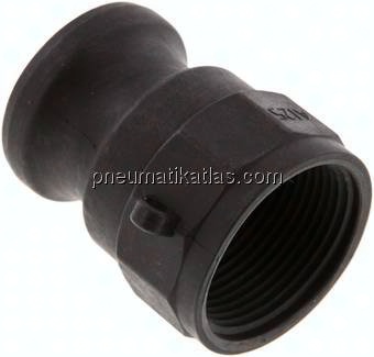 Kamlock-Stecker (A) Rp 1-1/4"(IG), Polypropylen
