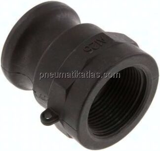 Kamlock-Stecker (A) Rp 1-1/4"(IG), Polypropylen