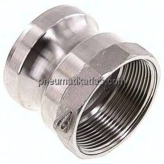 Kamlock-Stecker (A) Rp 2"(IG), Edelstahl (1.4408)