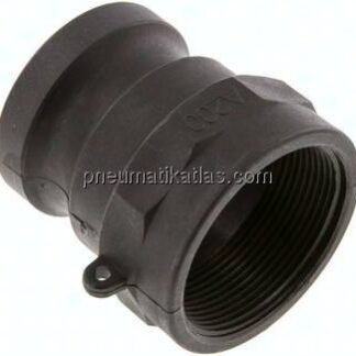 Kamlock-Stecker (A) Rp 2"(IG), Polypropylen