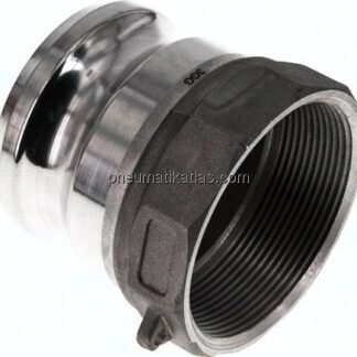 Kamlock-Stecker (A) Rp 2-1/2"(IG), Aluminium