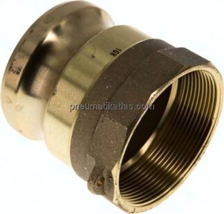 Kamlock-Stecker (A) Rp 2-1/2"(IG), Messing