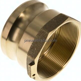 Kamlock-Stecker (A) Rp 3"(IG), Messing