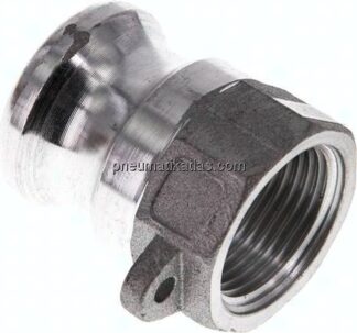 Kamlock-Stecker (A) Rp 3/4"(IG), Aluminium