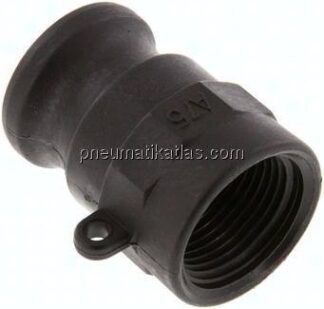 Kamlock-Stecker (A) Rp 3/4"(IG), Polypropylen