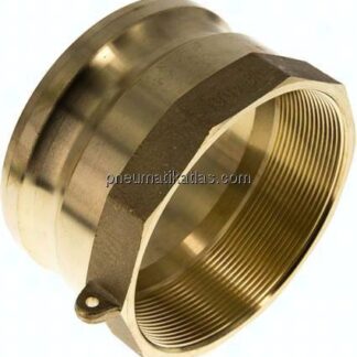 Kamlock-Stecker (A) Rp 4"(IG), Messing