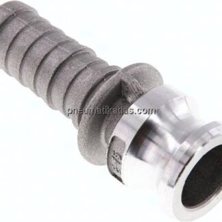 Kamlock-Stecker (E) 19 (3/4")mm Schlauch, Aluminium