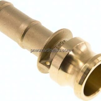 Kamlock-Stecker (E) 19 (3/4")mm Schlauch, Messing