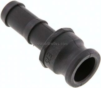 Kamlock-Stecker (E) 19 (3/4")mm Schlauch, Polypropylen