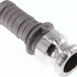 Kamlock-Stecker (E) 25 (1")mm Schlauch, Aluminium