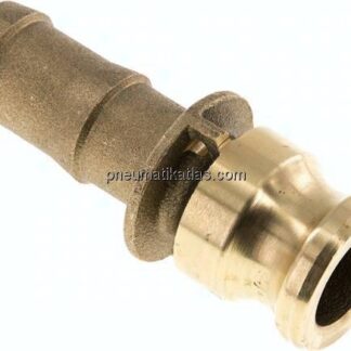 Kamlock-Stecker (E) 25 (1")mm Schlauch, Messing