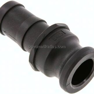 Kamlock-Stecker (E) 32 (1-1/4")mm Schlauch, Polypropylen