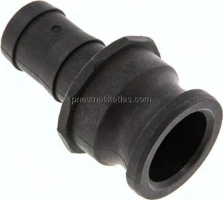 Kamlock-Stecker (E) 32 (1-1/4")mm Schlauch, Polypropylen
