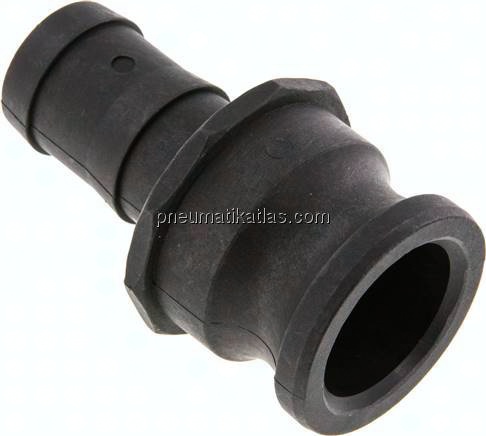 Kamlock-Stecker (E) 32 (1-1/4")mm Schlauch, Polypropylen