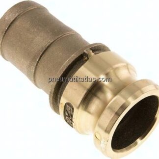 Kamlock-Stecker (E) 50 (2")mm Schlauch, Messing