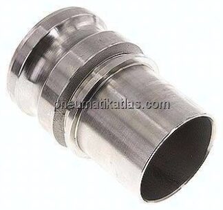 DIN/EN-Kamlock-Stecker (E/EC) 63 (2-1/2")mm Schlauch, Edelstahl (1.4408)