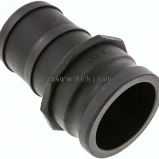 Kamlock-Stecker (E) 75 (3")mm Schlauch, Polypropylen