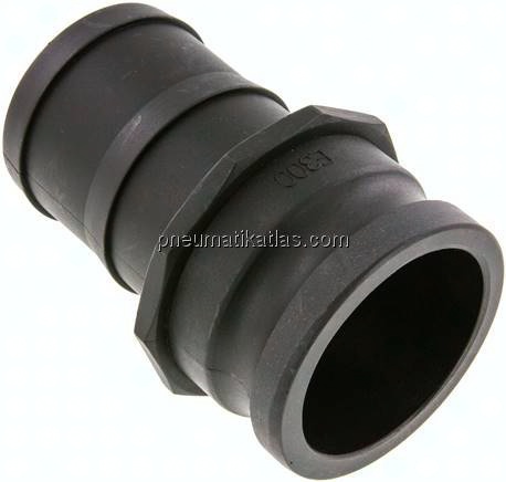 Kamlock-Stecker (E) 75 (3")mm Schlauch, Polypropylen