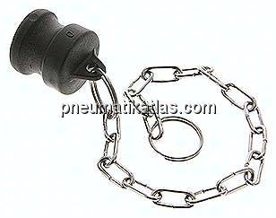 Kamlock-Verschlussstecker (DP) 1", Polypropylen