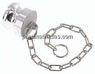 Kamlock-Verschlussstecker (DP) 1-1/2", Aluminium