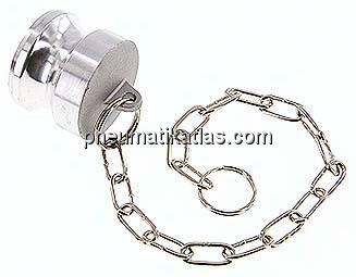 Kamlock-Verschlussstecker (DP) 1-1/2", Aluminium