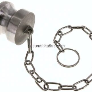 Kamlock-Verschlussstecker (DP) 1-1/4", Edelstahl (1.4408)