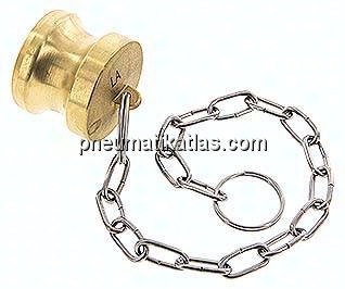 Kamlock-Verschlussstecker (DP) 1-1/4", Messing
