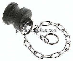 Kamlock-Verschlussstecker (DP) 1-1/4", Polypropylen