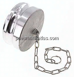 Kamlock-Verschlussstecker (DP) 4", Aluminium