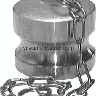 Kamlock-Verschlussstecker (DP) 6", Edelstahl (1.4408)