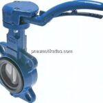 Zwischenflanschklappe 5"-150 lbs (ANSI B 16.5) GGG40/Edelstahl/NBR