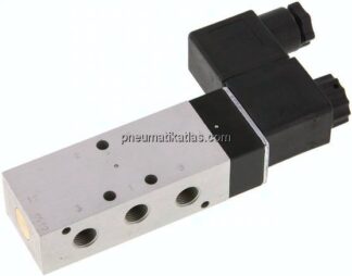 5/2-Wege Magnetventil, G 1/8", Luftfeder, 115 V AC, Standard