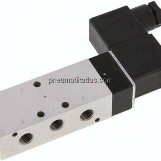 5/2-Wege Magnetventil, G 1/8", Luftfeder, 12 V DC, Standard