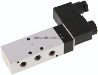 5/2-Wege Magnetventil, G 1/8", Feder, 115 V AC, Standard