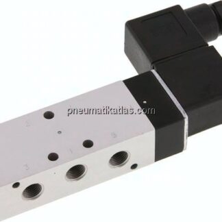 5/2-Wege Magnetventil, G 1/8", Feder, 230 V AC, Standard