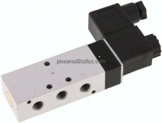 5/2-Wege Magnetventil, G 1/8", Feder, 24 V AC, Standard