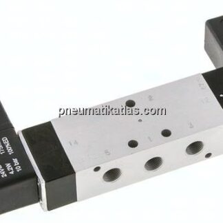 5/2-Wege Magnetimpulsventil, G 1/8", 230 V AC, Standard