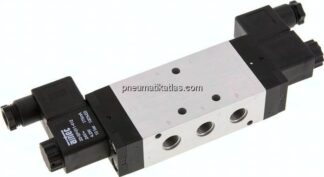 5/3-Wege Magnetventil, G 1/4", Mittelstellung geschlossen, 230 V AC, Standard
