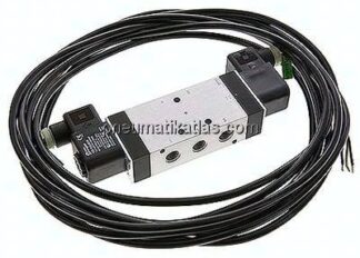 5/3-Wege Magnetventil, G 1/4", Mittelstellung geschlossen, 230 V AC, ATEX-Zulassung