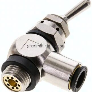 Kipphebelventil 3/2-Wege (NC), G 1/4"-8 mm