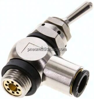 Kipphebelventil 3/2-Wege (NC), G 1/4"-8 mm
