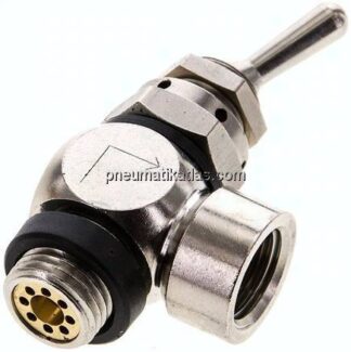 Kipphebelventil 3/2-Wege (NC), G 1/4"-G 1/4"