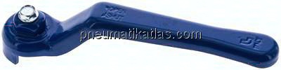 Kombigriff-blau, Größe 5, Standard (Stahl verzinkt und lackiert)